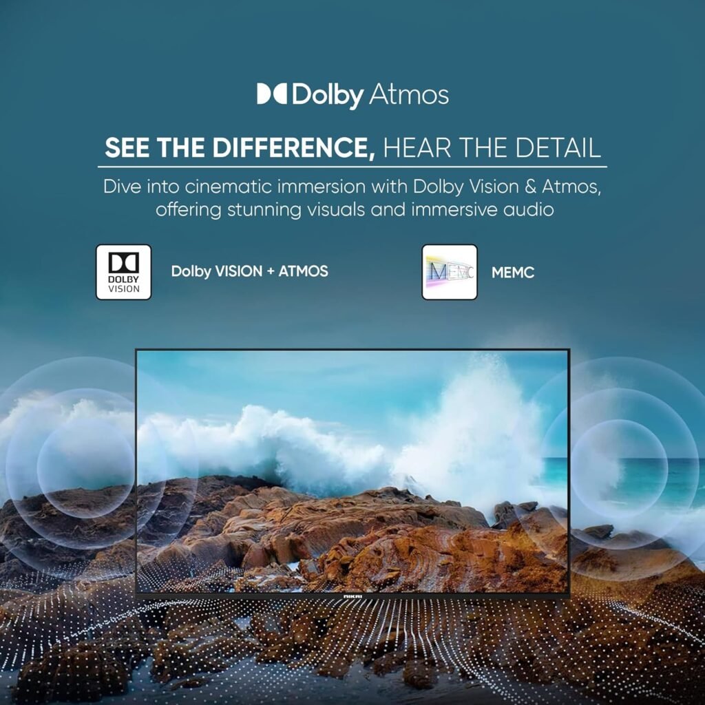 Nikai 50 Inch Google TV review dolby atmos