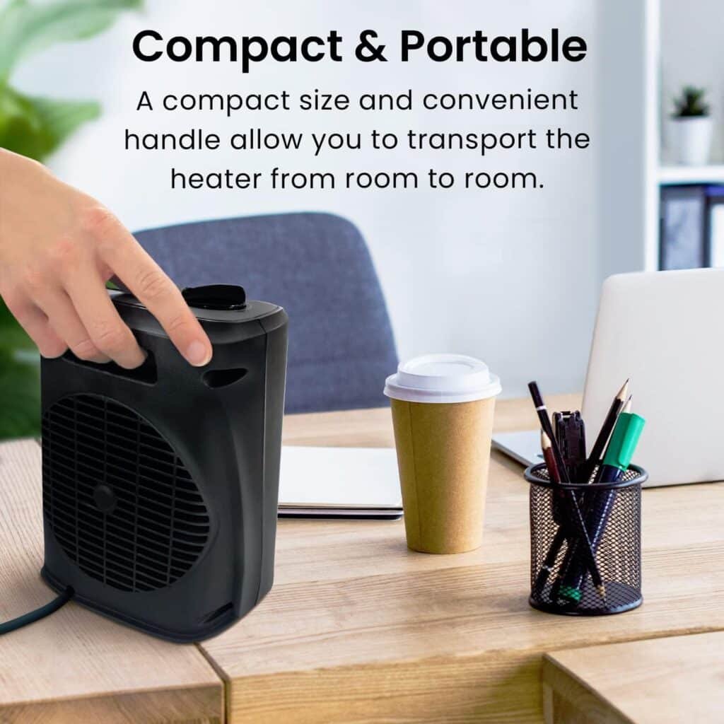 Compact heater with portable design