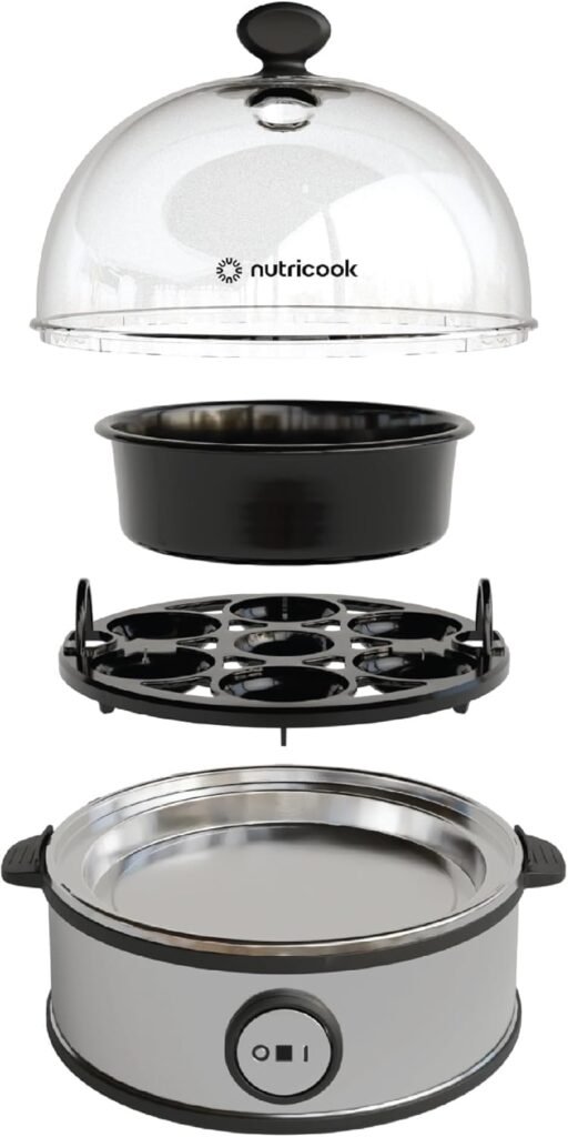 nutricook rapid egg cooker Poached and Omelets